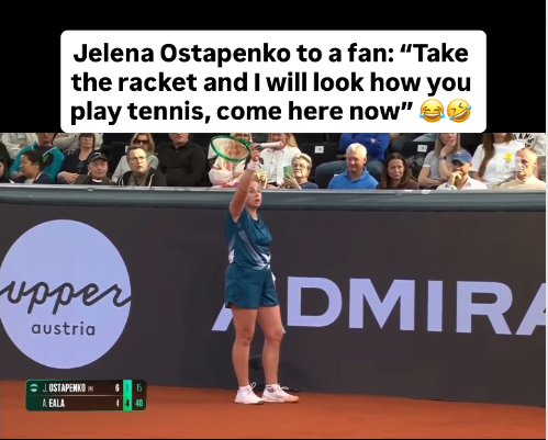 sbreyesdig's tweet photo. Okay, tama na ang comment section therapy 😅

Alex lost to Iva, fans reacted, analyzed, over-analyzed & became instant tennis coaches again 😂🎾

Be kind. You can disagree without being disagreeable. ❤️

As Jelena Ostapenko once told a spectator: “Come take my racquet and play.” 😆