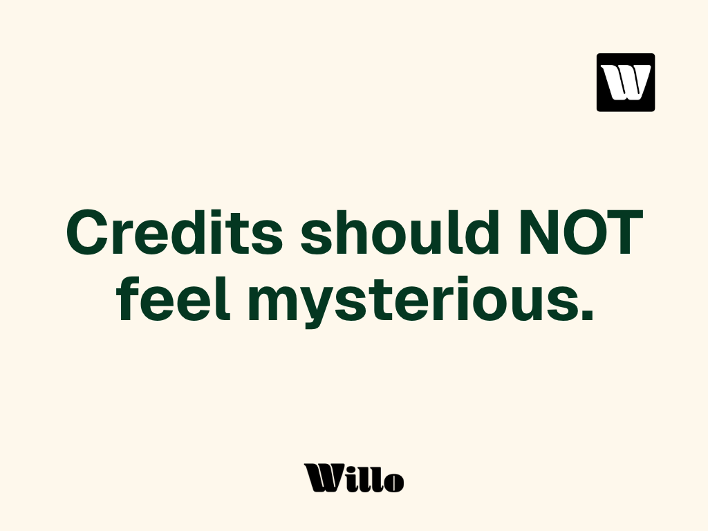 BuildwithWillo's tweet photo. Willo credits are based on actual work.

Reviewing reports, checking metrics, and chatting with your CEO agent: FREE.

Publishing content, building pages, running research, or launching an outreach campaign use credits because they involve heavier agent work.

No mystery pricing theater ✌️