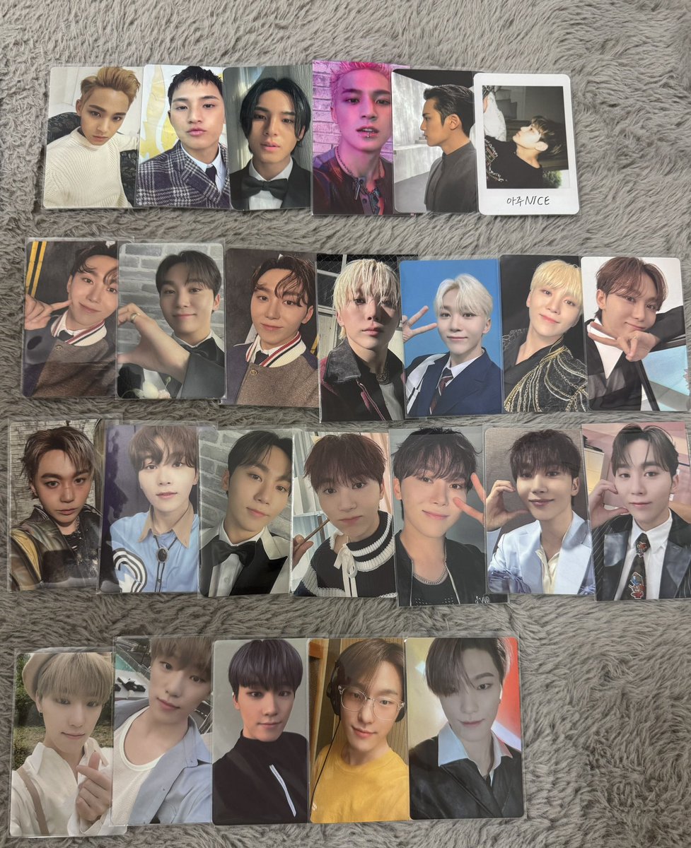 17_cxm's tweet photo. SEVENTEEN セブチ トレカ 交換 買収

求:ディノDINO
    (リプ欄優先🟥>>何でも👌🏻)

・郵送希望
・友人代行
お声かけお待ちしてます🙇🏻‍♀️ https://t.co/Y9duyKOMP5