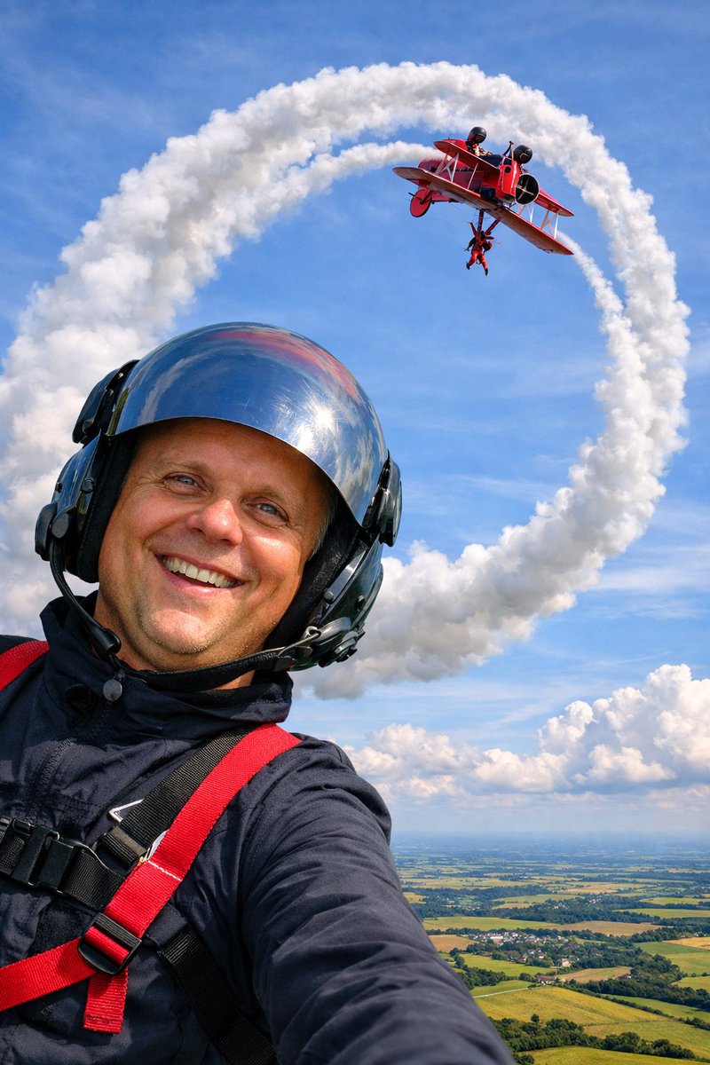 BristolNASS's tweet photo. Would you stand on the wing of a plane at 120mph? Sam from NASS Bristol will — all to support NASS and our branch. Back his challenge: https://t.co/t3cRaGFLG9 https://t.co/2etM9tHyQf