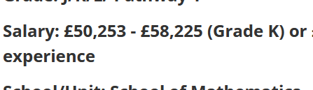 Timeroot's tweet photo. This is from a job advert in the UK. Without further context, what kind of job do you think this is for? https://t.co/4mcNxFNEoW