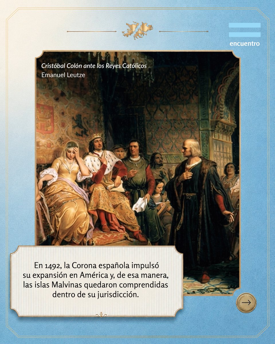 CanalEncuentro's tweet photo. 📅 10 de junio | Día de la Afirmación de los Derechos Argentinos sobre las Islas Malvinas, Islas del Atlántico Sur y Sector Antártico.

Hoy reafirmamos los derechos soberanos de la Argentina sobre las Islas Malvinas, Georgias del Sur, Sandwich del Sur y el Sector Antártico Argentino.

Desde la ocupación británica de las Islas Malvinas en 1833, nuestro país ha sostenido de manera permanente e inclaudicable su reclamo por la restitución del ejercicio pleno de soberanía, en consonancia con la historia, el derecho internacional y las resoluciones de las Naciones Unidas.

En esta fecha también rendimos homenaje a los veteranos y caídos de la Guerra de Malvinas. Su entrega, valor y compromiso forman parte de la memoria y del reclamo soberano que une a los argentinos.

¡Las Malvinas son argentinas, hoy y siempre!

🎧 Si querés escuchar a aquellos que lucharon por esta valerosa causa, no podés perderte “Voces de Malvinas”, ya en nuestro canal de YouTube.