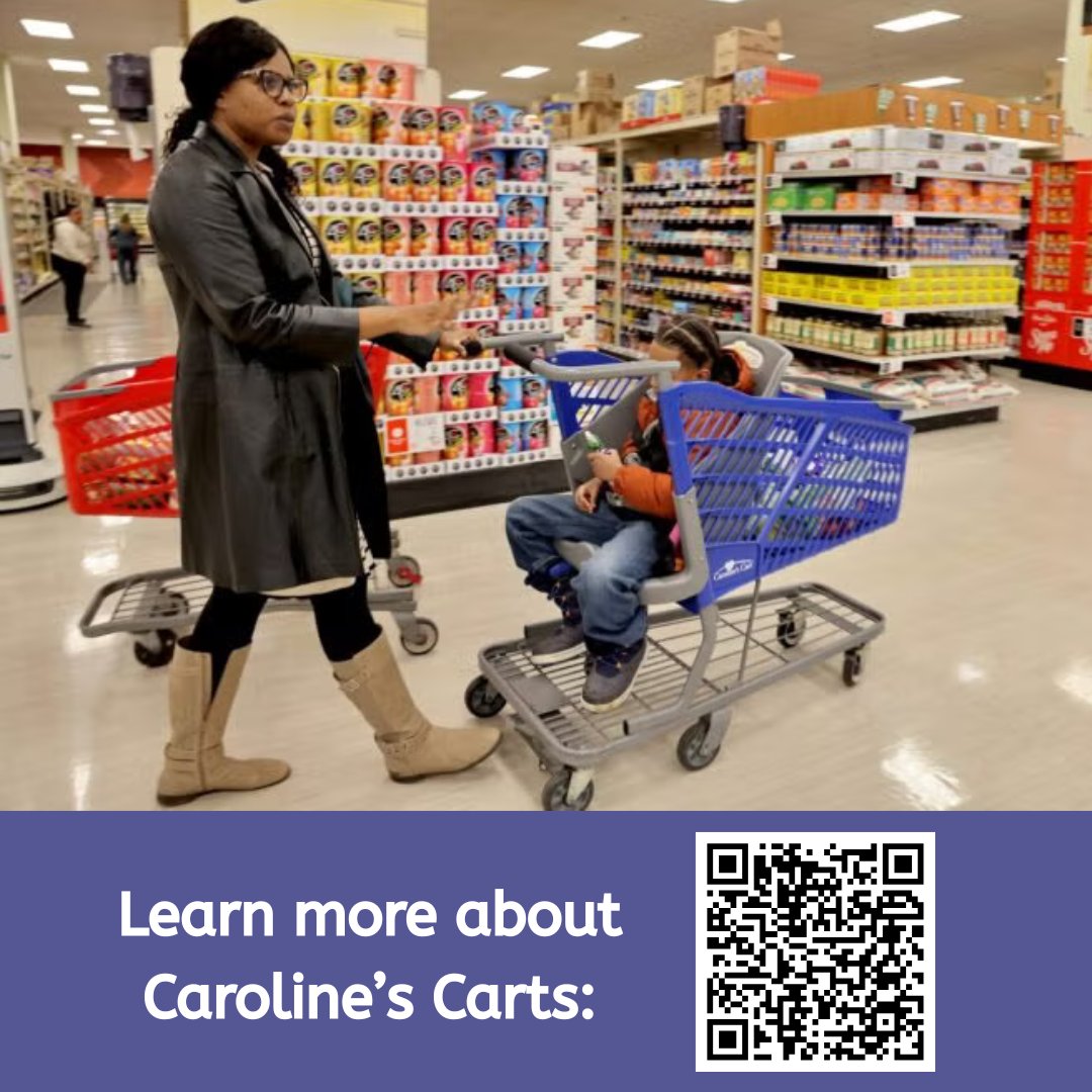 TheArcPA's tweet photo. Caroline’s Cart (@carolinescart) is a specially designed shopping cart that allows older children and  adults with disabilities to comfortably shop with their families or caregiver. Read more about how the cart is a game-changer: https://t.co/IxehalPrOD https://t.co/rZG5PhyF3G
