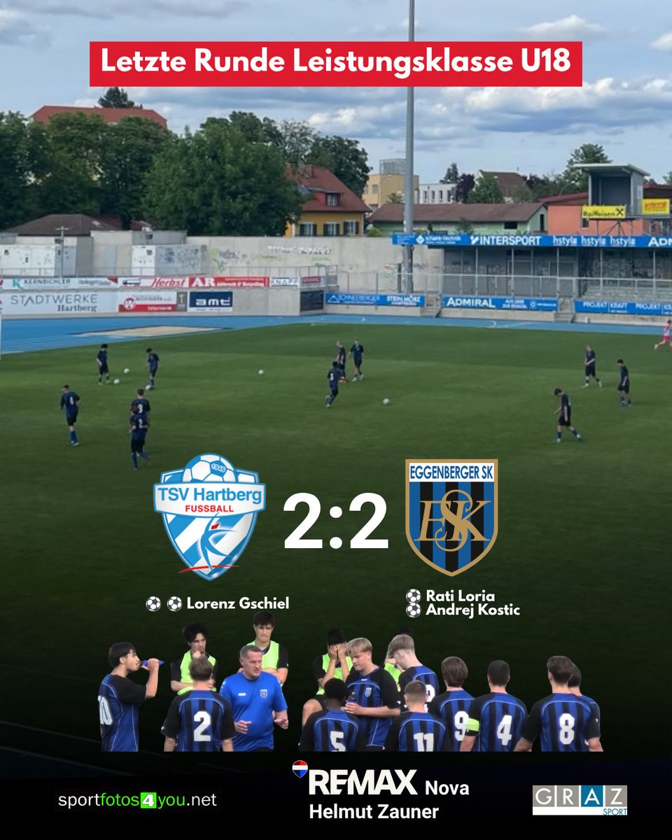 ESKGraz's tweet photo. Letzte Runde für unsere U18 A in der Leistungsklasse endet 2:2 - Team beendet Saison auf Platz 3 https://t.co/aQblkHSTOS