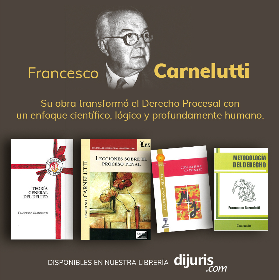 dijuris's tweet photo. 📚⚖️ Hablar de teoría jurídica es hablar de Francesco Carnelutti.
Su obra marcó generaciones de abogados, jueces y estudiantes a través de reflexiones fundamentales sobre el proceso, el Derecho y la justicia.
Te invitamos a conocer algunas de las obras más importantes de este gran jurista y descubrir por qué su pensamiento sigue siendo indispensable en la formación jurídica contemporánea.
CONOCE SU OBRA👇👇👇
https://t.co/7xHvVaU3sc
#FrancescoCarnelutti #Derecho #LibrosJurídicos #TeoríaDelDerecho