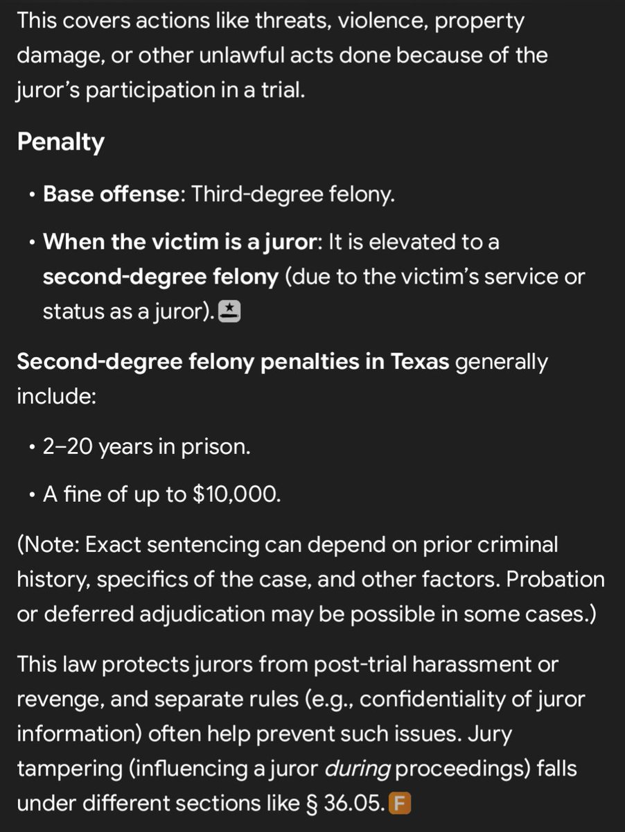 FouriersFender's tweet photo. @Mrgunsngear The man thought he was assaulting a jury member. Charge him as if he was assaulting a jury member. Second degree felony: 2-20 years. https://t.co/c0kixSgX5M