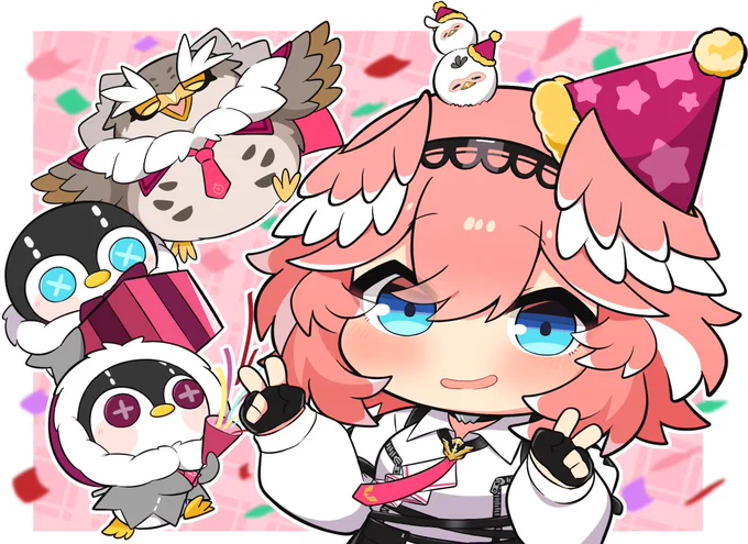 お誕生日おめでとうございます! #Luillust #鷹嶺ルイ生誕祭2026