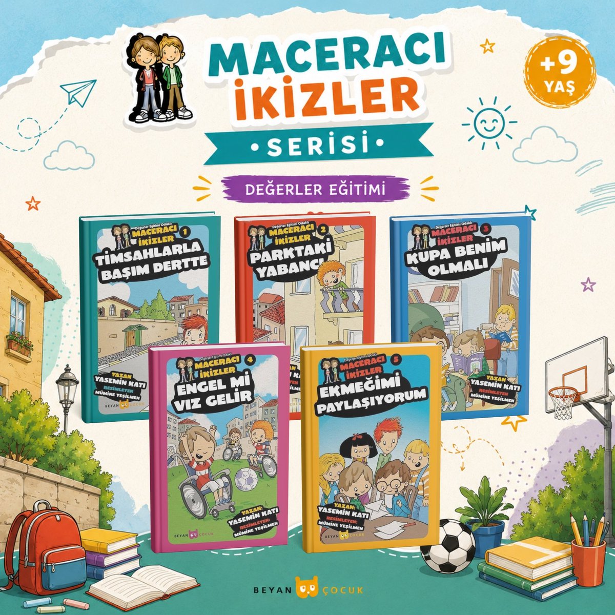 beyancocuk's tweet photo. Sebat ve Ahmet'in maceradan maceraya koştukları "değerler eğitimi" odaklı Maceracı İkizler Serisi, eğlenirken öğrenmeyi seven tüm çocuklar için Beyan Çocuk'ta...

📍 9 yaş ve üzeri

#beyanyayınları #maceracıikizler #yaseminkatı #çocukkitapları #değerlereğitimi #8yaşveüzeri https://t.co/tKUaSYIDMn