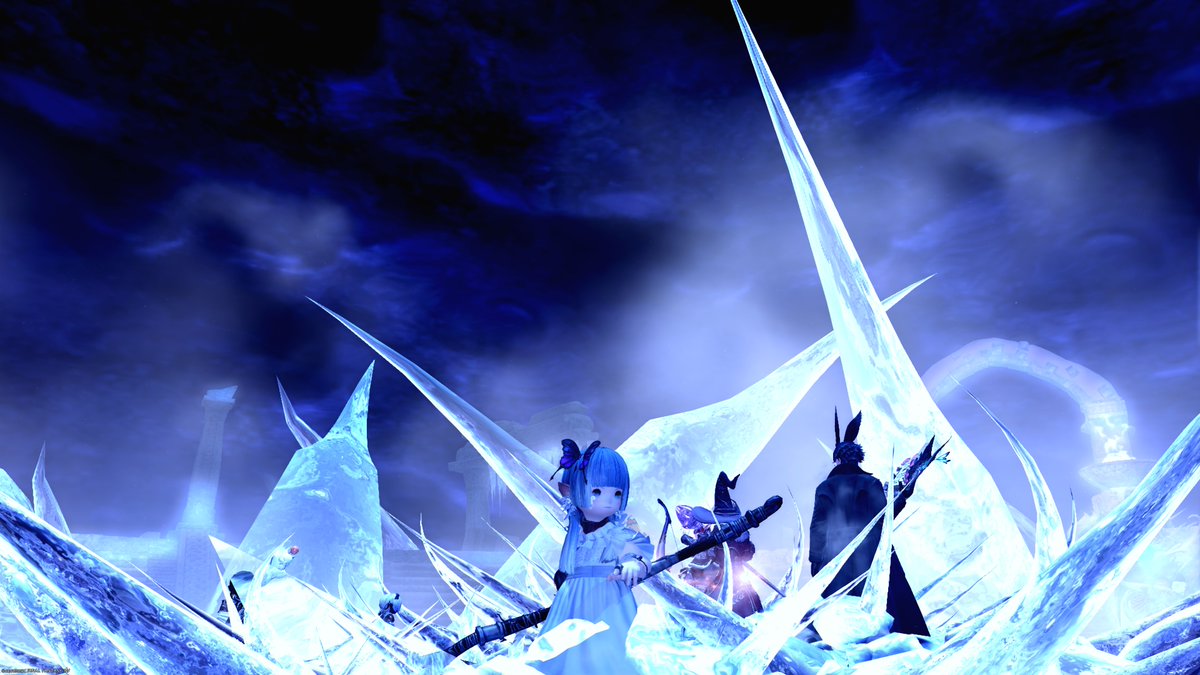 misago_m's tweet photo. FCはうすはいつも誰かいてよいね
今日の桃源郷活動は～
ハイレベとかをきりにゃといって
てぃふぁちゃにちょうちょ頭装備おしえてもらって
かれんさんとFLいって
カンロさんとおしゃべりして
それから、寝る直前にクリコンした(*´ω｀*)
まけた、、、 https://t.co/ArbiqIY28c