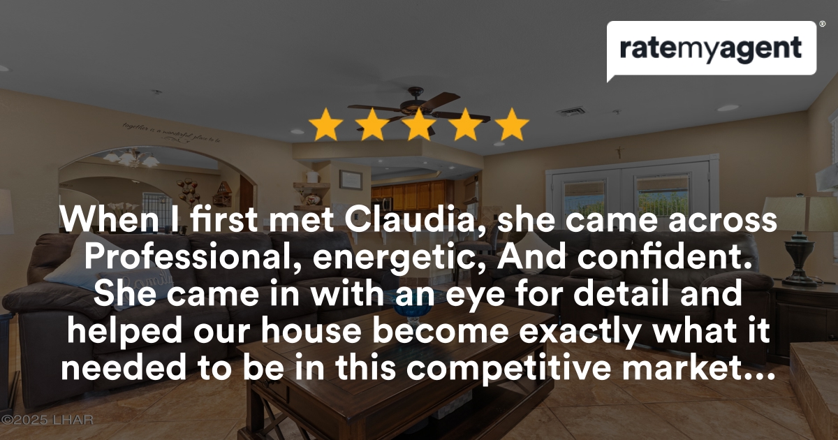 ROGclaudiag's tweet photo. My latest RateMyAgent review in Lake Havasu City.
AZ SA662372000
https://t.co/egvWan13Wc

...
#ratemyagent #realestate #Realty_ONE_Group_Mountain_Desert__Lake_Havasu https://t.co/FRMAf36agU