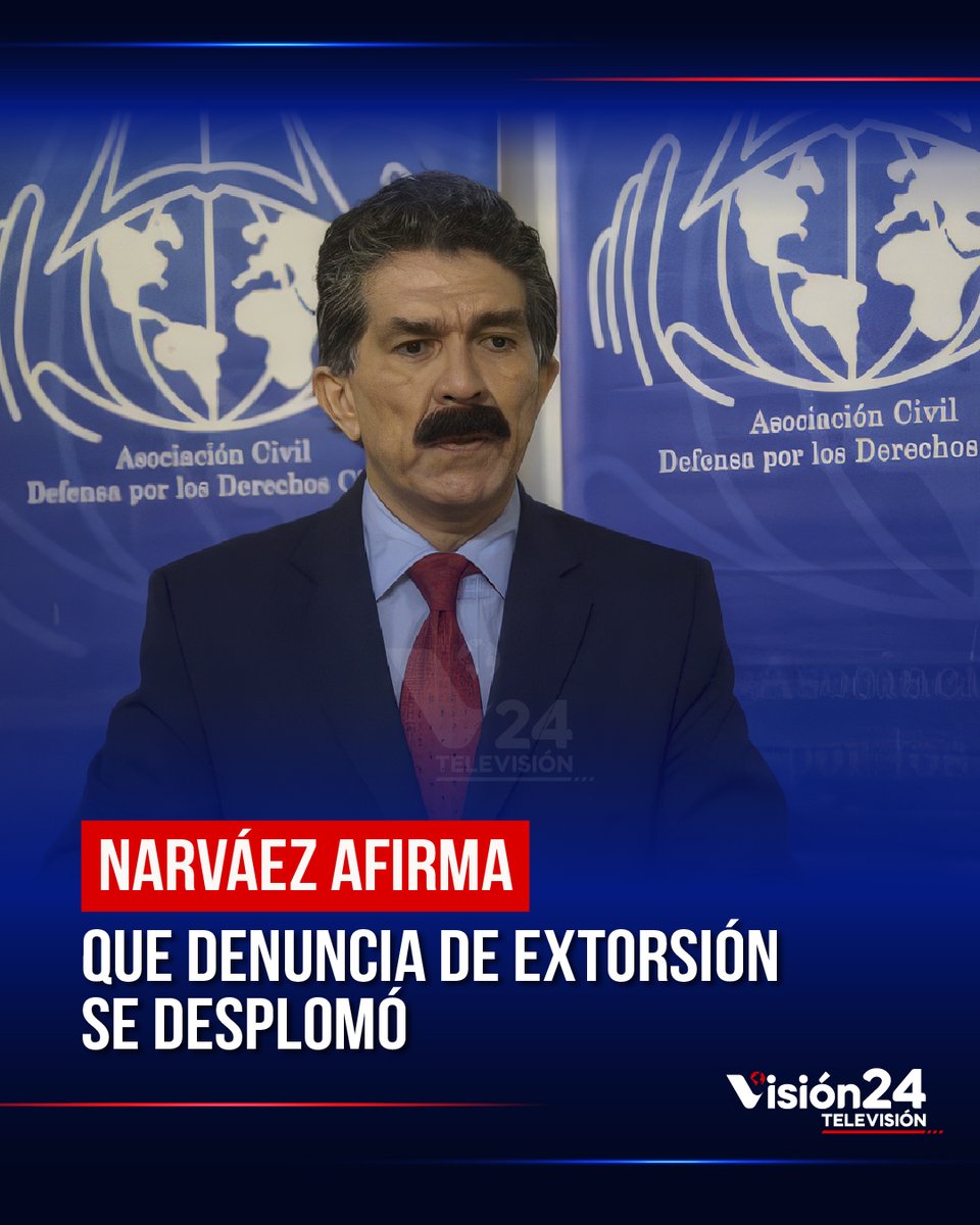 vision24tv's tweet photo. 🌎 | RAFAEL NARVÁEZ AFIRMÓ QUE LA DENUNCIA DE PRESUNTA EXTORSIÓN CONTRA JUECES Y FUNCIONARIOS POLICIALES TERMINÓ SIN EVIDENCIAS QUE PERMITIERAN SOSTENER LAS ACUSACIONES. El caso vuelve a generar debate sobre transparencia y debido proceso.
#Visión24Televisión #Noticias #Justicia https://t.co/Sr5xPfr7Fj