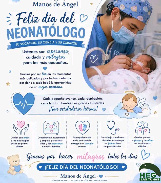 GladielisA86100's tweet photo. El 10 de junio se celebra el Día Mundial del Neonatólogo, jornada para resaltar la importancia de la labor de los neonatólogos, fieles guardianes de la vida en el momento más frágil. La felicitación para los neonatólogos del #HospitalGuevara #LasTunas  @MINSAPCuba @gobiernotunas https://t.co/PgWnu2iYgq