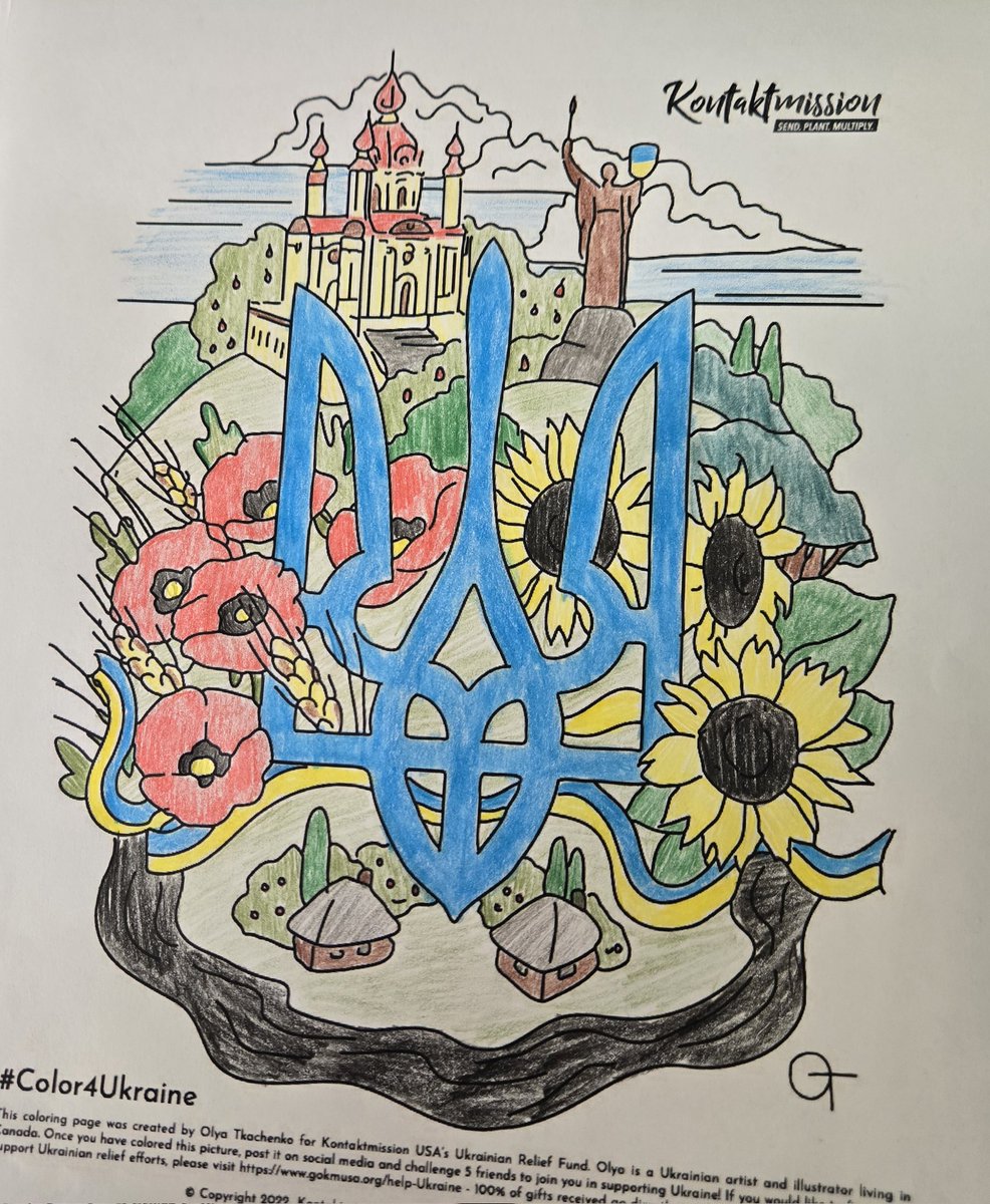 NAFOteacher's tweet photo. My heart melted this morning! One of my students gave me this sweet end-of-year "thank you" card and colored me a Ukraine picture 🥹🇺🇦

Teaching is one of the best jobs on earth ♥️ https://t.co/jZUGITwVS9