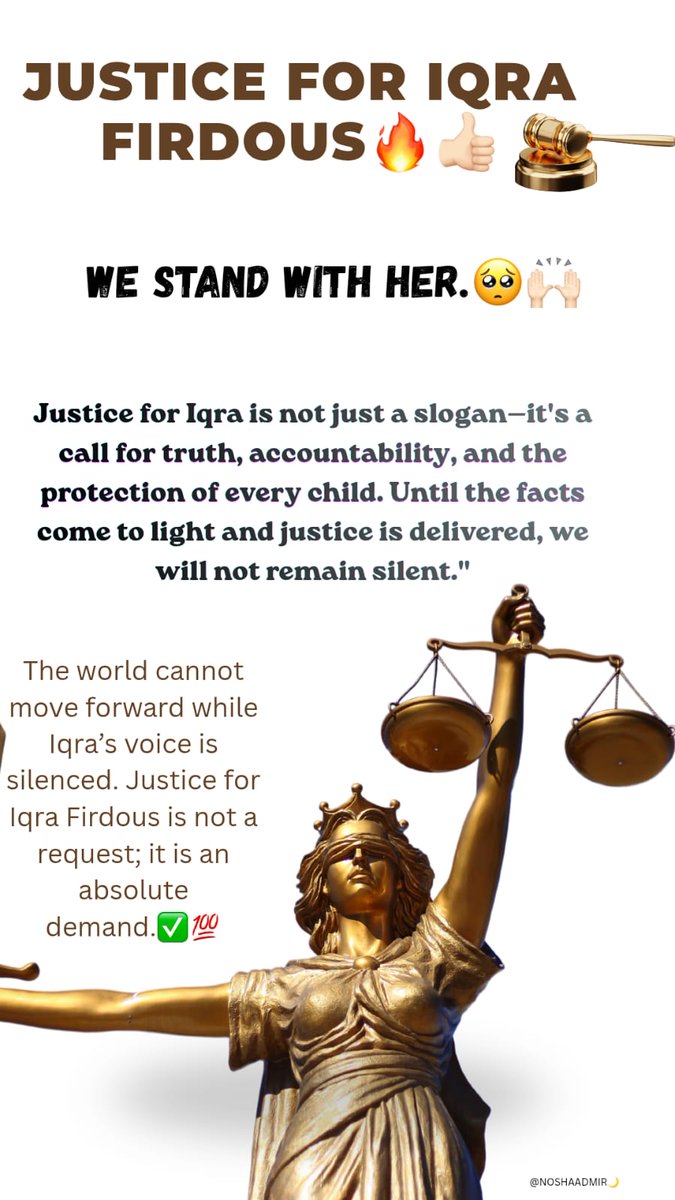 Bellabd01's tweet photo. A daughter's life cannot be forgotten with time. We will keep raising our voices until justice is served.
#justiceforiqra https://t.co/EaGyzuhVyq