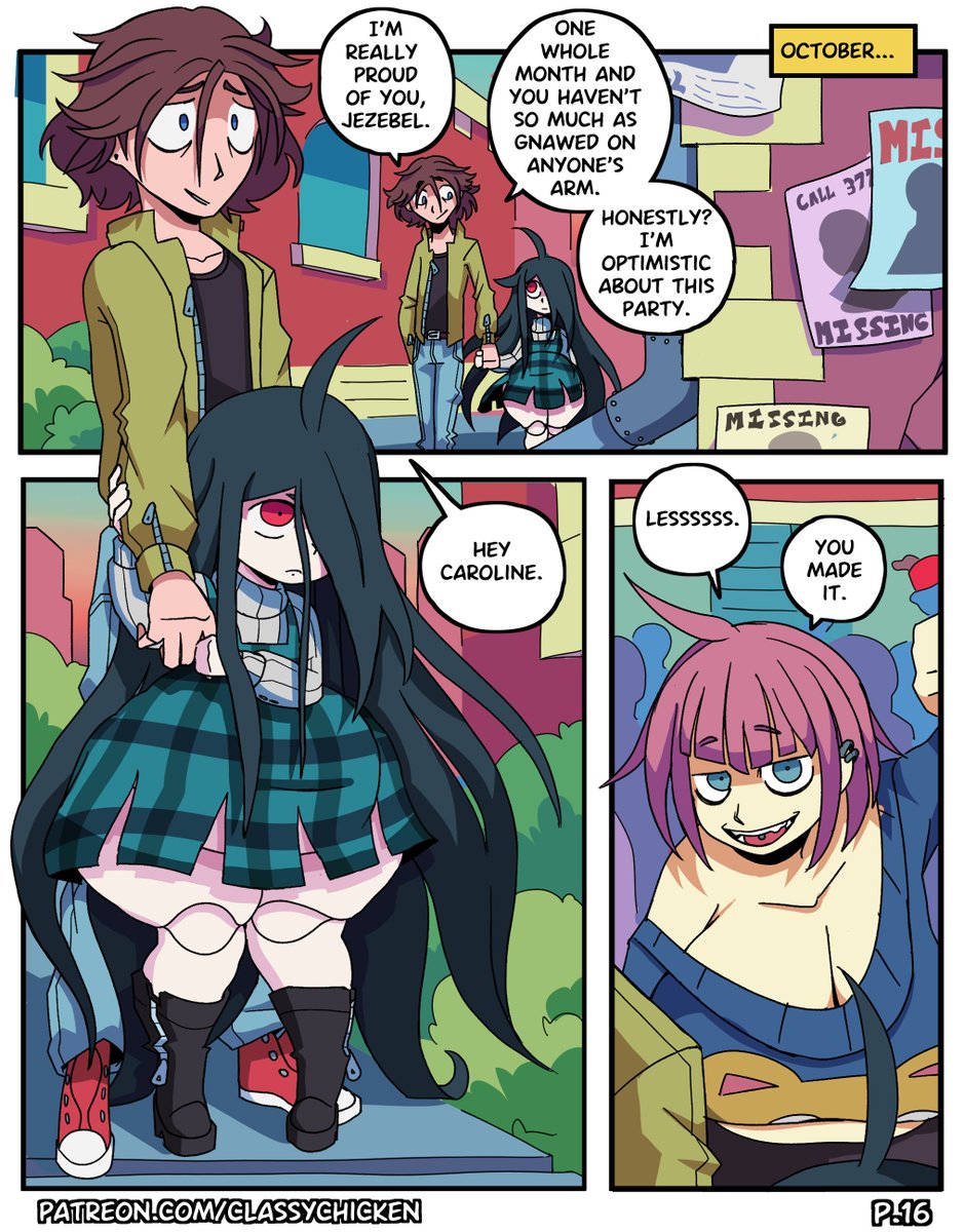 Classy_Chickenn's tweet photo. Do you Think I'm Evil? [P. 16]  

See the first 22 pages on my P-Site! https://t.co/Ak5NKgKm92