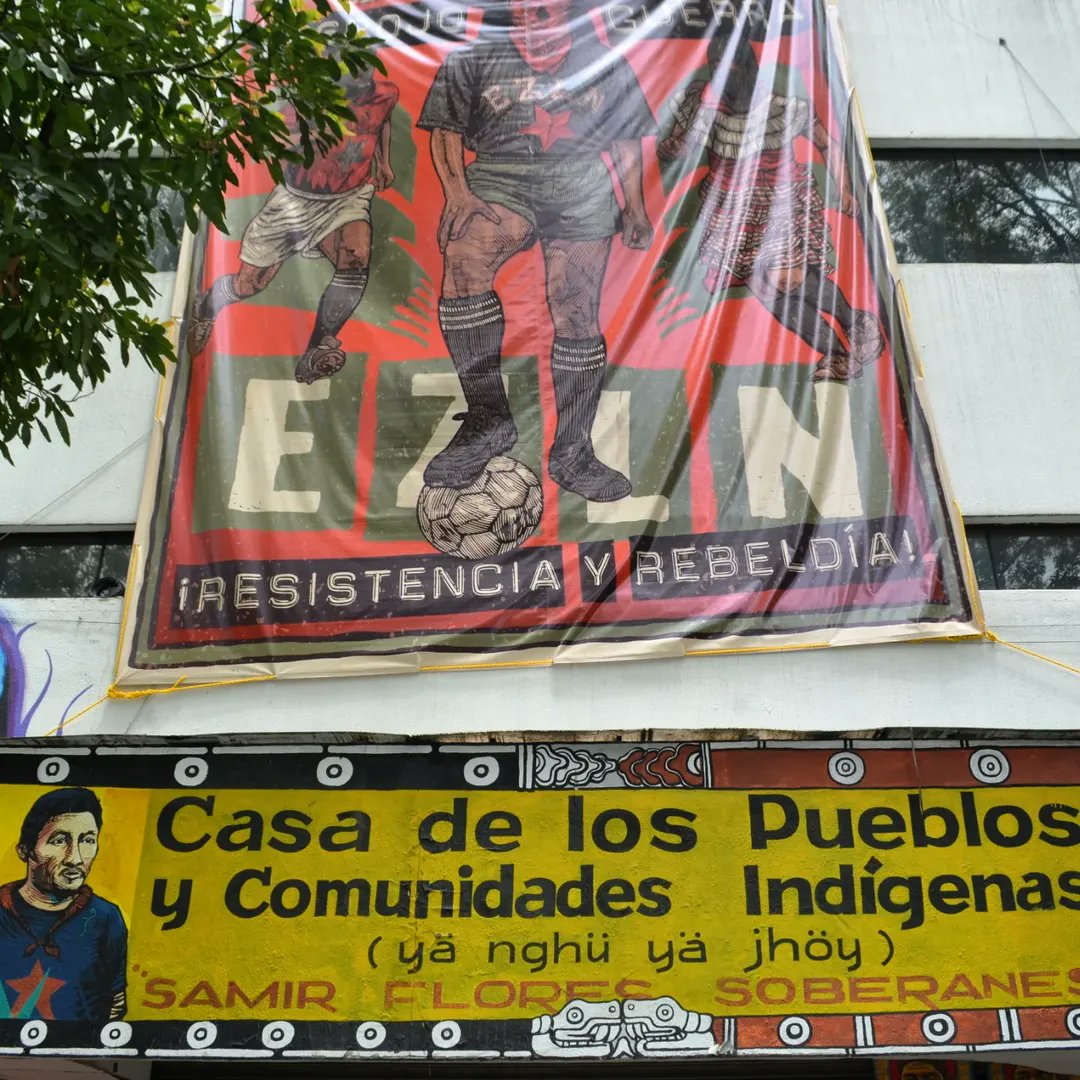 ultras_antifaa's tweet photo. Anti-World Cup and Anti-FIFA Tournament held in Mexico.

The event took place at the Samir Flores Soberane House of Indigenous Peoples and Communities in Mexico City. https://t.co/oVtIJytTXL