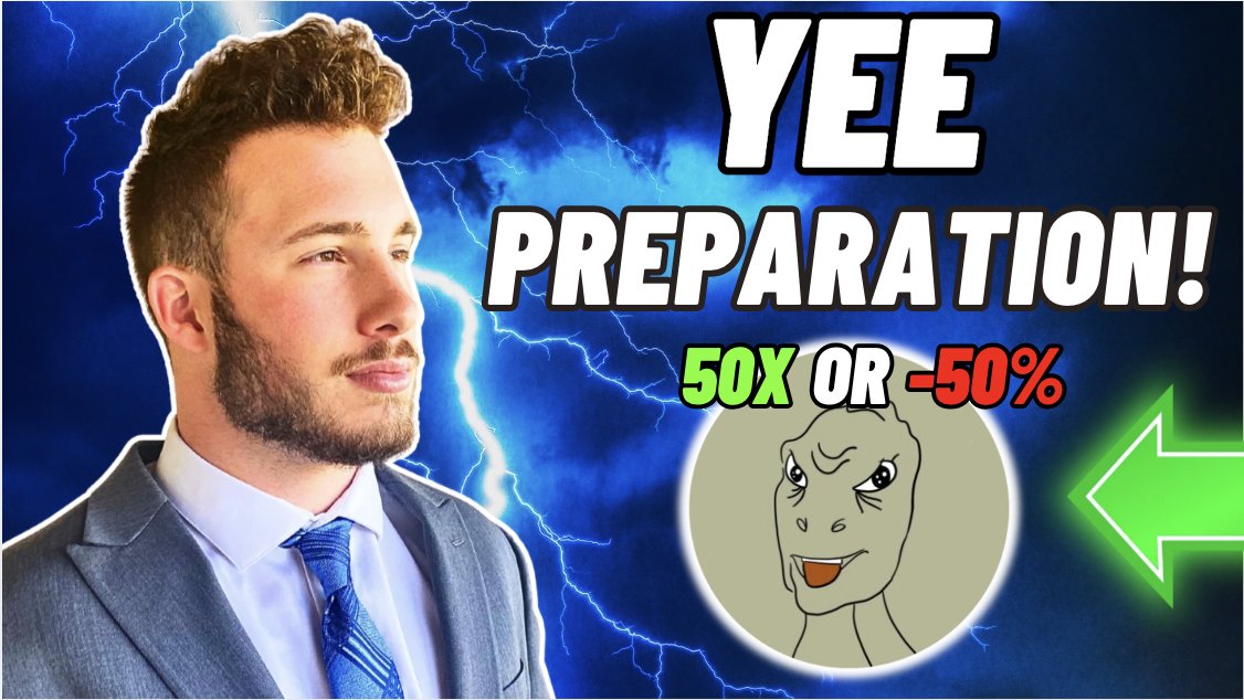 CryptoNowNever's tweet photo. $YEE @YeeErc20 : Quick Update!!🦖

Next Move For The Dino?!?!🤔

YouTube Video: https://t.co/6Y98QGFy5v

#altcoins #memecoins #Crypto #Binance #Bitcoin #Ethereum $BTC $ETH $PEPE $DOGE $SPX #Gold https://t.co/0lRqlkd0Vn