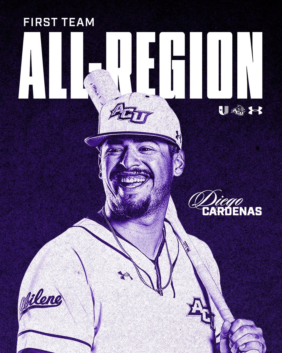 ACU_Baseball's tweet photo. ABCA/Rawlings Central All-Region First Team honors for Diego Cardenas!

#ATO | #GoWildcats https://t.co/vHxtCGOtzB