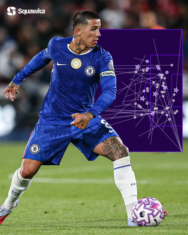 GGullman's tweet photo. What Enzo Fernandez has essentially done at Chelsea is expand his profile to a midfielder capable of a high-touch game (organizer, controller) AND a low-touch game (connector, box-crasher). He's an interesting case when you discuss 'usage rate'. https://t.co/2HFCH0htou