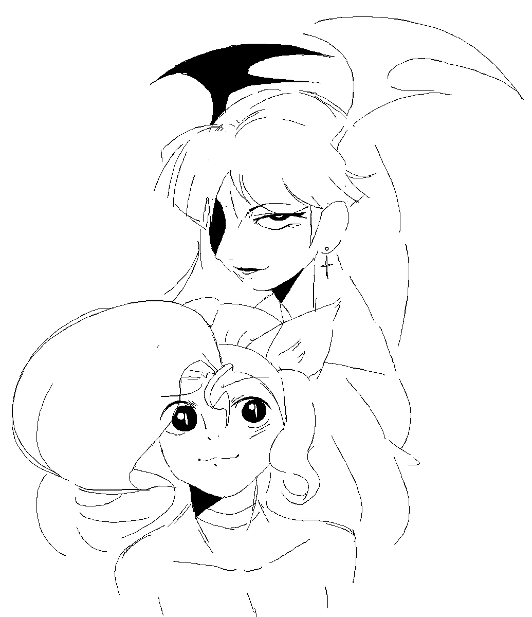 chisuJJJ's tweet photo. had a darkstalkers itch https://t.co/yWDwwWEVYb
