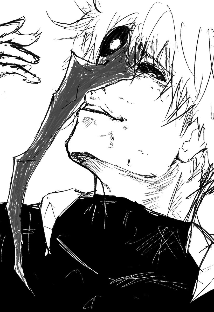 IDrawPictures's tweet photo. ③金木研 百足
#東京喰種 https://t.co/Jgd83zZio4
