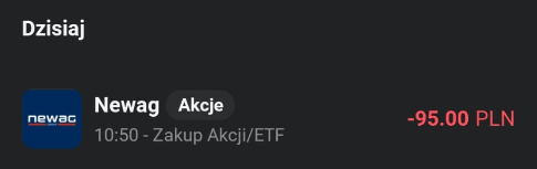 InvestFor26787's tweet photo. Dzisiejszy dzień rozpoczął się od kolejnych spadków na rynku. #Newag spadł jeszcze bardziej z powodu wczorajszego info. Wydaje mi się, że długoterminowo nie będzie miało ono znaczącego wpływu...więc dobieram kolejną akcję 🚄 https://t.co/v8odMByubM