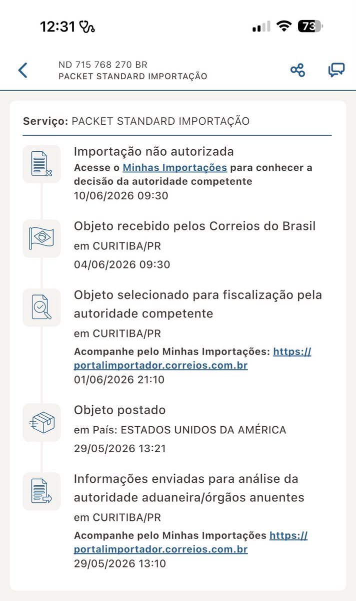 eclesiochaves's tweet photo. @VictorPanks @fezaooooo @gzzzat @42mathias_ Olha a brincadeira que eu ganhei no meu pacote. E não entendi nada, porque vinculei o rastreio regularmente na minha conta dos correios. https://t.co/mAfx2tbbvH