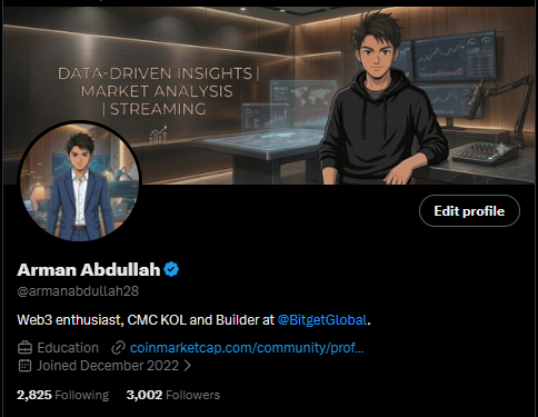 armanabdullah28's tweet photo. Reached 3K followers today! 🎉

Big thanks to everyone who decided to stick around and read my random thoughts, market takes, and occasional wins and losses.

Appreciate every like, reply, and conversation. Thankful to all of you. https://t.co/xukO3wznnE