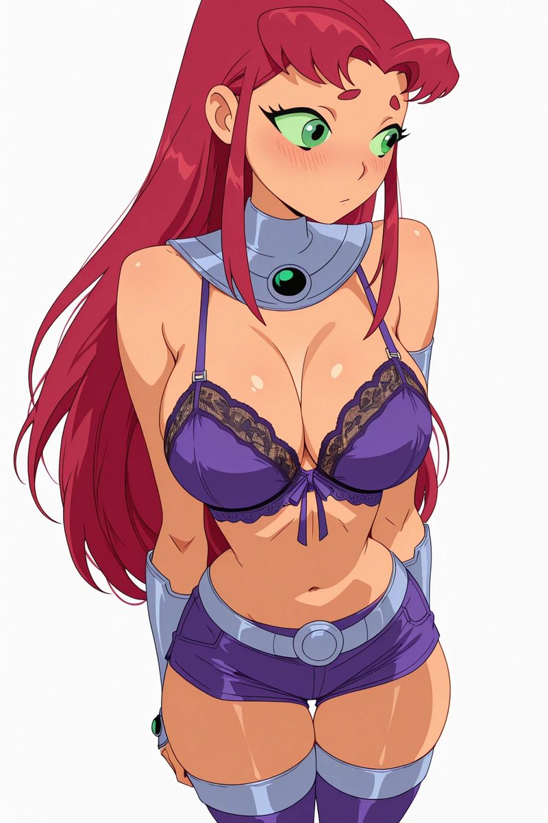 ecchiiart's tweet photo. Starfire SFW https://t.co/nXNVQd06o2