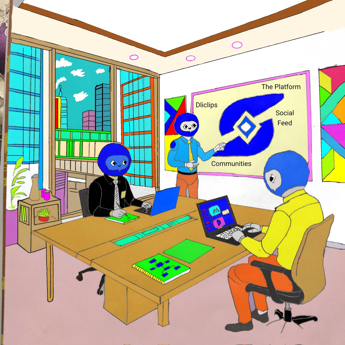 0xmisbha's tweet photo. Things are getting intense in the team meeting Stay tuned to see the magic we're creating by bringing 'Dliclips and our social feed together. @timcrypto @DlicomApp @Dlicom_Bangla https://t.co/lzVKmlqlbM