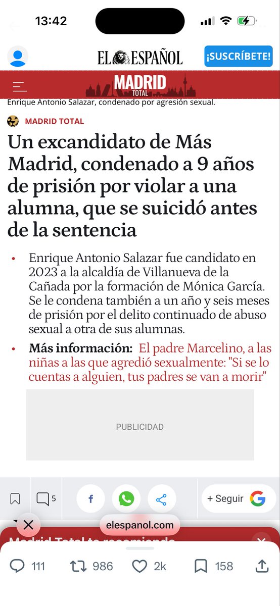 PatriTxus's tweet photo. Alguien sabe xq la todologa @SarahPerezSanta la chupo no condena estas cosas???? https://t.co/QQFFwp99UN