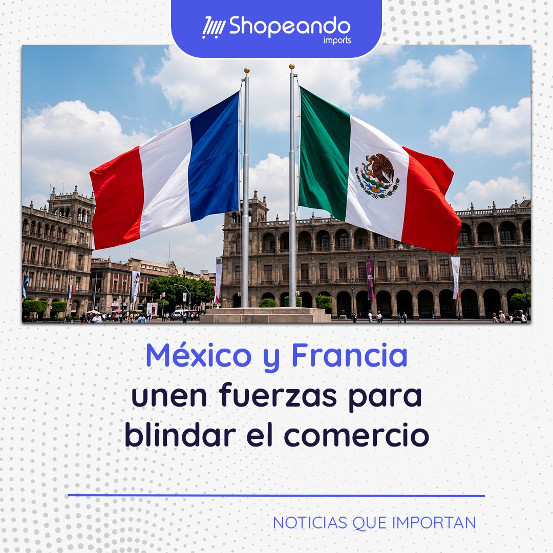 ShopeandoMexico's tweet photo. 🤝 #NoticiasQueImportan | Ambos países reforzarán la colaboración aduanera para agilizar procesos y combatir irregularidades

La Agencia Nacional de Aduanas de México y las autoridades aduaneras de Francia firmaron una Carta de Intención para fortalecer su cooperación. https://t.co/2CPUTVsXxS