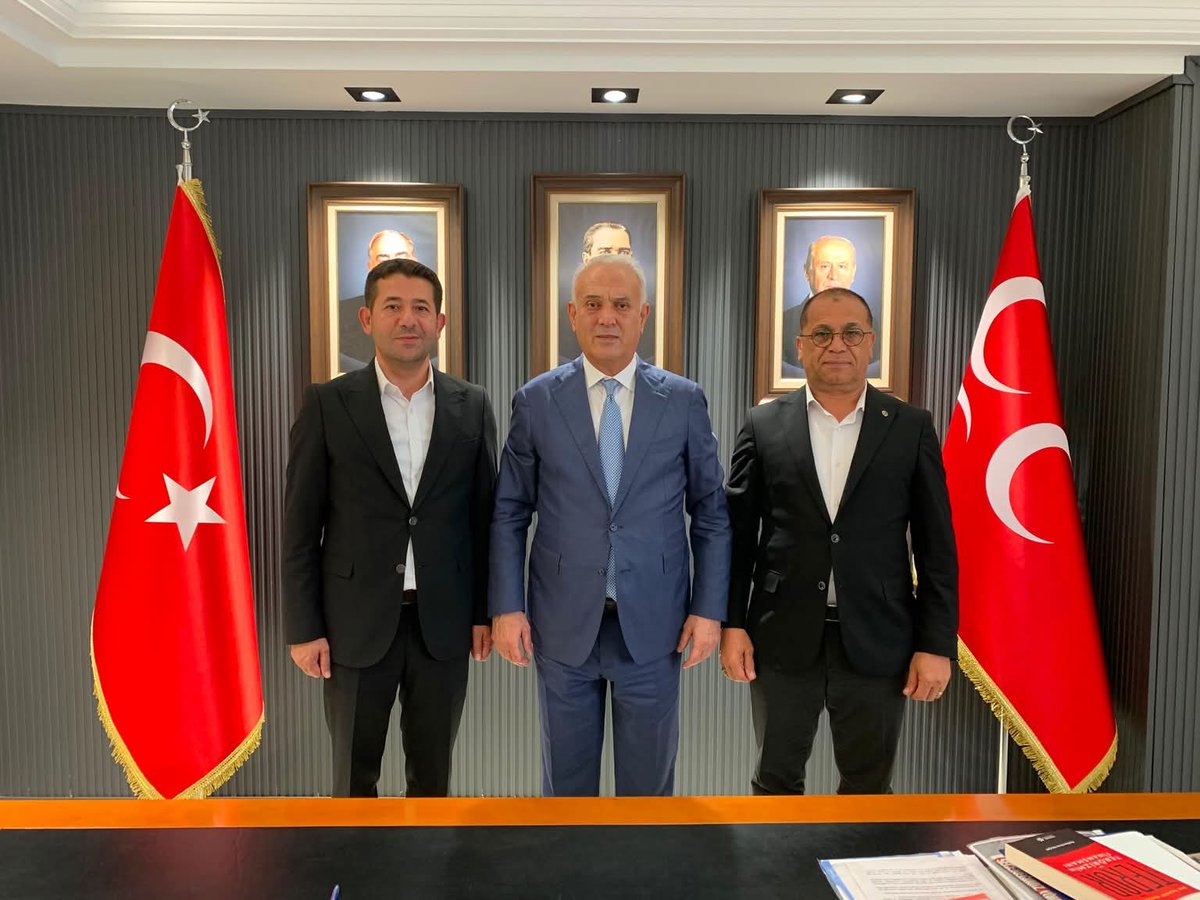 comertozen's tweet photo. Cumhur İttifakı Ortağımız MHP Adana İl Başkanımız Sn. Yusuf Kanlı’yı makamında ziyaret ederek İlçemiz ve bölgemize ilişkin değerlendirmelerde bulunduk.

Göstermiş olduğu ilgi ve misafirperverlikten dolayı kendilerine teşekkür ediyor, çalışmalarında başarılar diliyorum. https://t.co/aUIzciMFzm