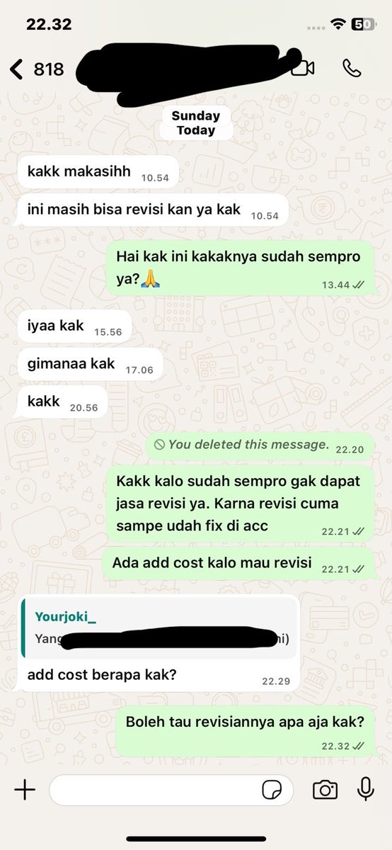 yourjokireal's tweet photo. Temen-temen yang joki skripsi / tesis dan mau ketemuan di jabodetabek, harap maklum jika kami minta dp di awal. Bukan karna mau nipu tapi karna pas di cafe atau ketemunya kami pernah di ghosting ya. Agak buang duit jadinya:) Tapi setelah dp boleh minta IG admin penanggungjawab kok. Lalu untuk yang proposal jokinya sama kami terus udah selesai seminar proposal, tapi ada revisi dari penguji, mohon maaf kami gak bisa kasih revisi gratis lagi. Akan ada add cost. Karna garansi revisinya cuma sampe dinyatakan sidang. 

Terkecuali ada kesepakatan berbeda di awal🙏🏻 ☺️☺️

#jokiskripsiamanah #jokiskripsitrusted #zonajajan️️ #zonauang #jokitesis
