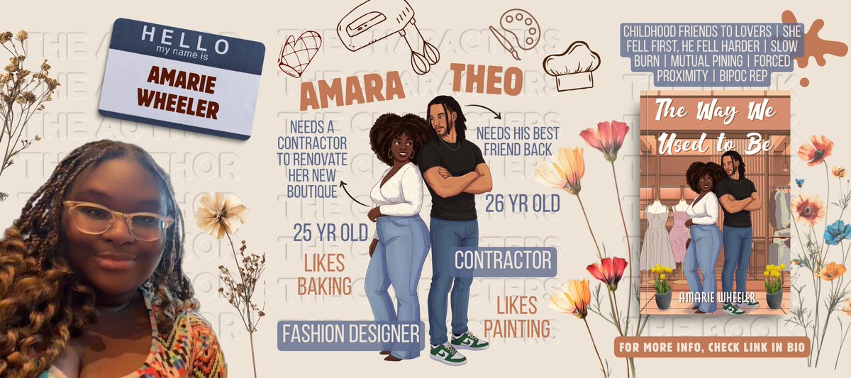 amsunshine_'s tweet photo. THE WAY WE USED TO BE is a rom-com where a fashion designer reluctantly enlists the help of her ex childhood best friend.

If you want to preorder the ebook or a signed paperback check out https://t.co/gjN0rZ10VP 🌼

COMING AUG 15, 2026!
Banner by @ / simransdigitallibrary (IG) https://t.co/Q1PtQVW4fO