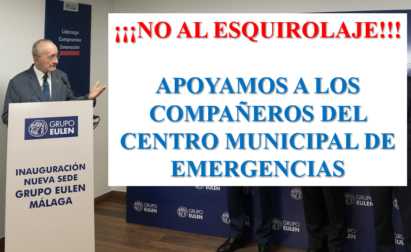 encierrobombmlg's tweet photo. Tras decretarse unos servicios mínimos del 50% en el Centro Municipal de Emergencias, @pacodelatorrep intenta cubrir con bomberos y policías el otro 50% restante, y desvía llamadas para que ellos la gestionen.

Esto es esquirolaje ¿no conoce tampoco @AvelinoPP la ley ni la C.E.? https://t.co/Vl3Ka2Cgy6