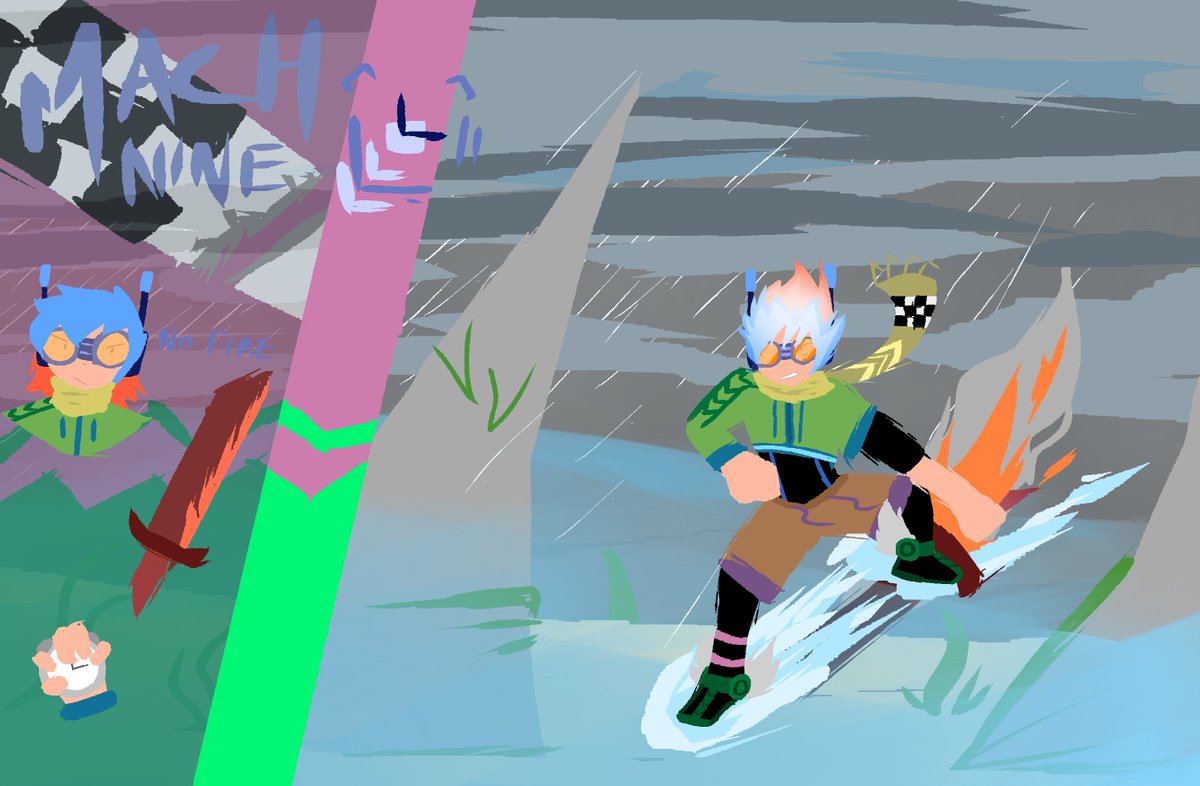 VVoltageVolcano's tweet photo. Something something speed.
Anyways say hi to Miles Hermes guys.
IMPORTANT: ( They're non binary. ) https://t.co/pfQbPYgOAu