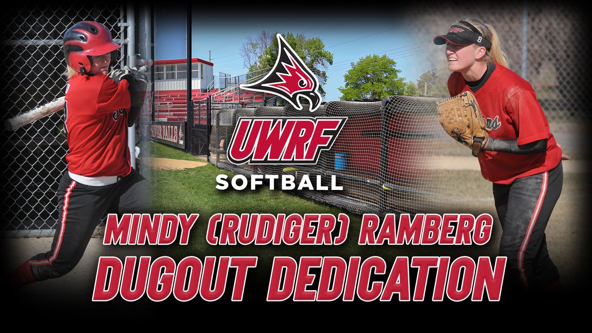 UWRFFalcons's tweet photo. Honoring a Falcon forever ❤️

@UWRFSOFTBALL has launched the Mindy (Rudiger) Ramberg Dugout Dedication to celebrate the life of standout Falcon and beloved teammate.

🔗 Learn more/support » https://t.co/XIPTk1jGh6 https://t.co/ORiOYjt2x1
