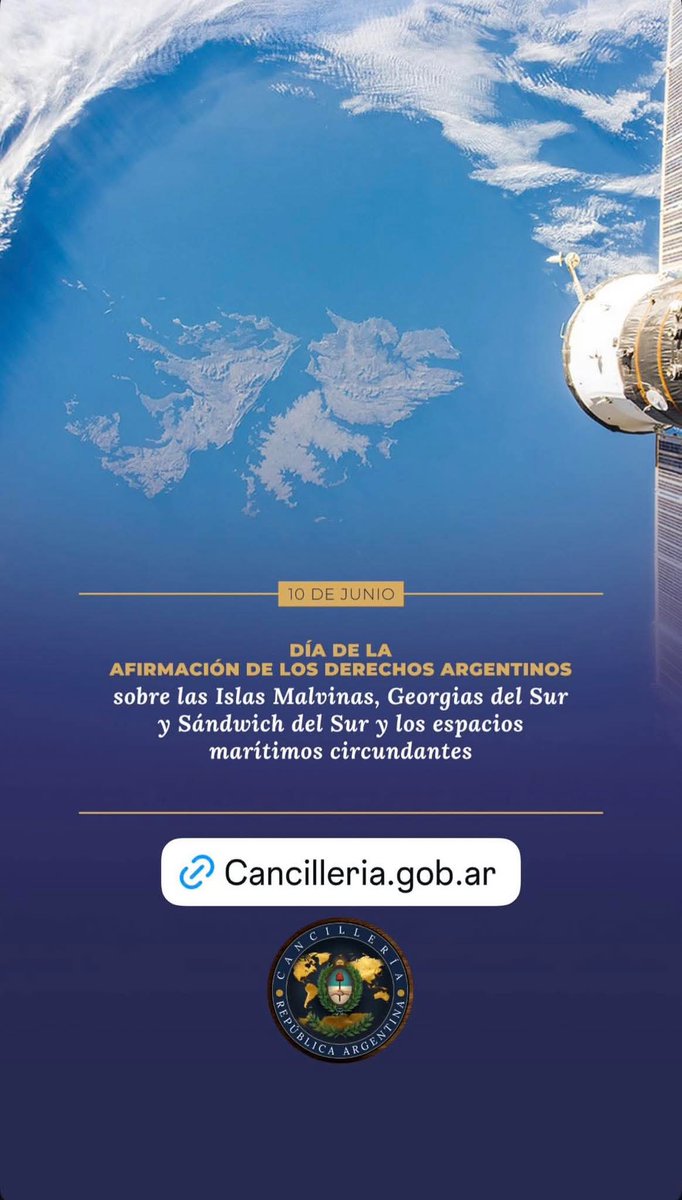 EmbArgenLima's tweet photo. 10 de junio: Día de la Afirmación de los Derechos Argentinos sobre las Islas Malvinas, Georgias del Sur y Sándwich del Sur y los Espacios Marítimos Circundantes https://t.co/h1hQtX6tui