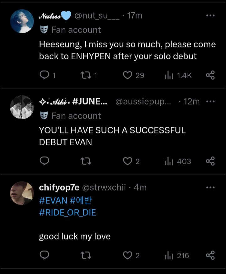 Ssungh0on's tweet photo. Ot7 so silent under xvan twitter comments none of them spamming tags or mention boycotting him no demands or anything suddenly they become lovely nd spreading positivity lol https://t.co/TcgcBjdThF