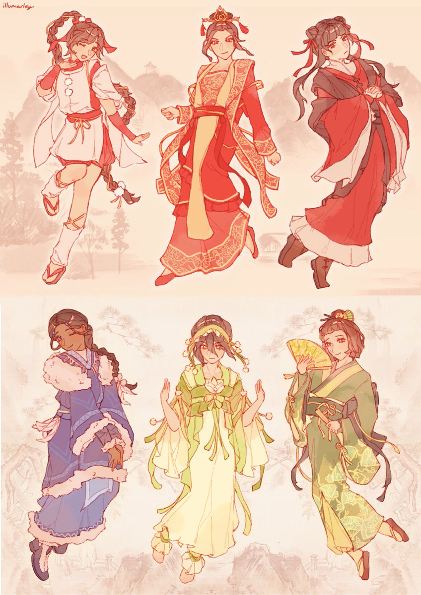 illumarley's tweet photo. the atla girls!!🫶🫶#atla #avatarthelastairbender https://t.co/Tpghd8anyw