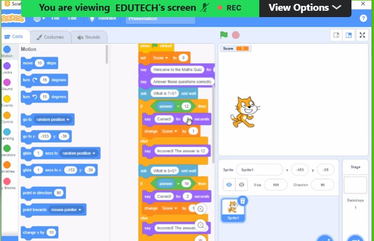 EduTechTrsNet's tweet photo. It's a wrap for today's session! ๐
One key takeaway?
๐Introducing coding in schools nurtures logical thinking, creativity, innovation & confidence among learners.
Scratch allows learners to explore technology in a practical & engaging way.
#EdTechExchange #CodingForSchools https://t.co/H71TSyxnHO