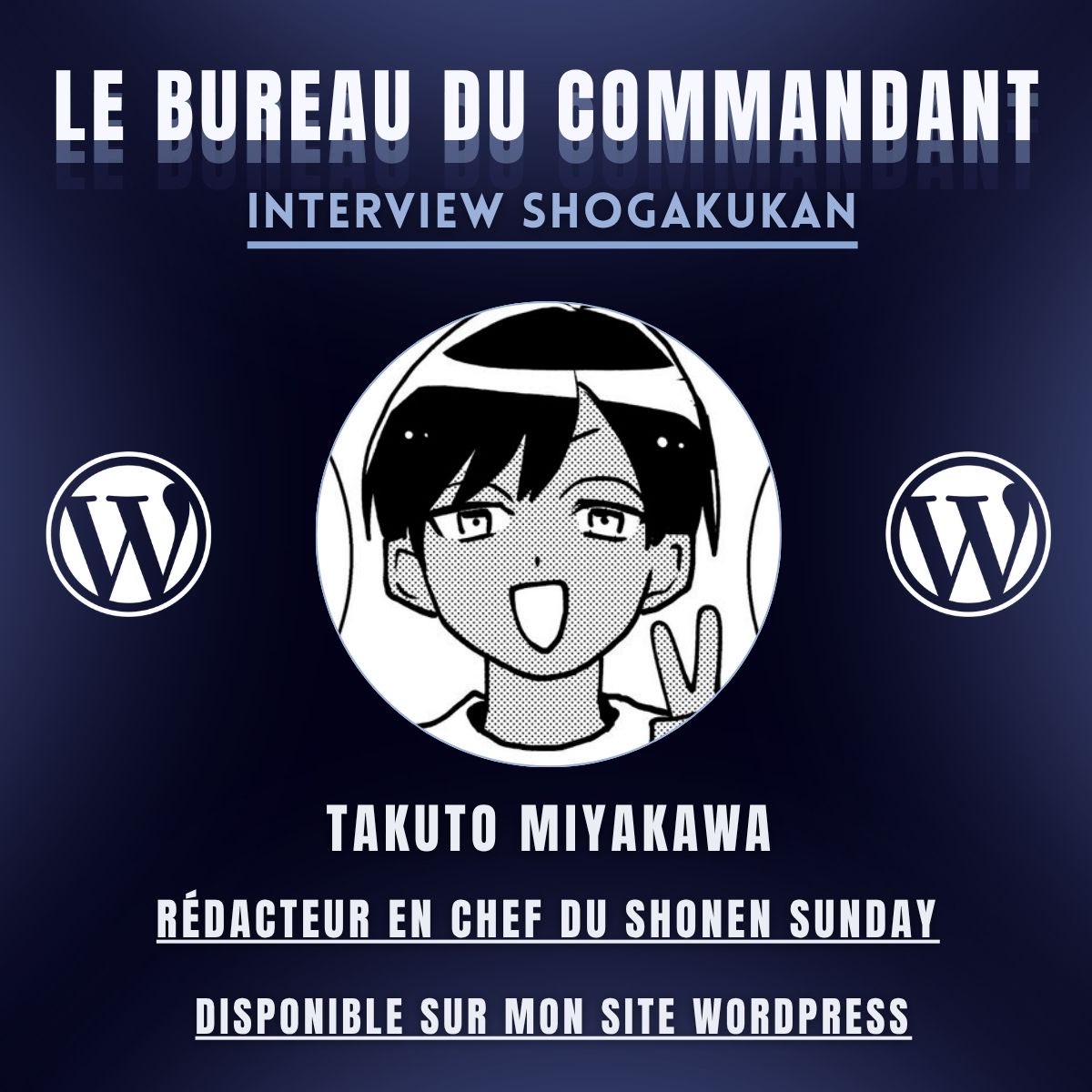LeCommandant_M's tweet photo. J’ai eu l’opportunité d’interviewer Takuto Miyakawa (@miyakawa213), rédacteur en chef du Shonen Sunday.

« L’un des aspects les plus importants de notre métier est de maintenir une relation très proche avec les mangakas. »

Bonne lecture. 🫡

Article 📰 : https://t.co/bWLLlnnfrs https://t.co/jxFfXo056H