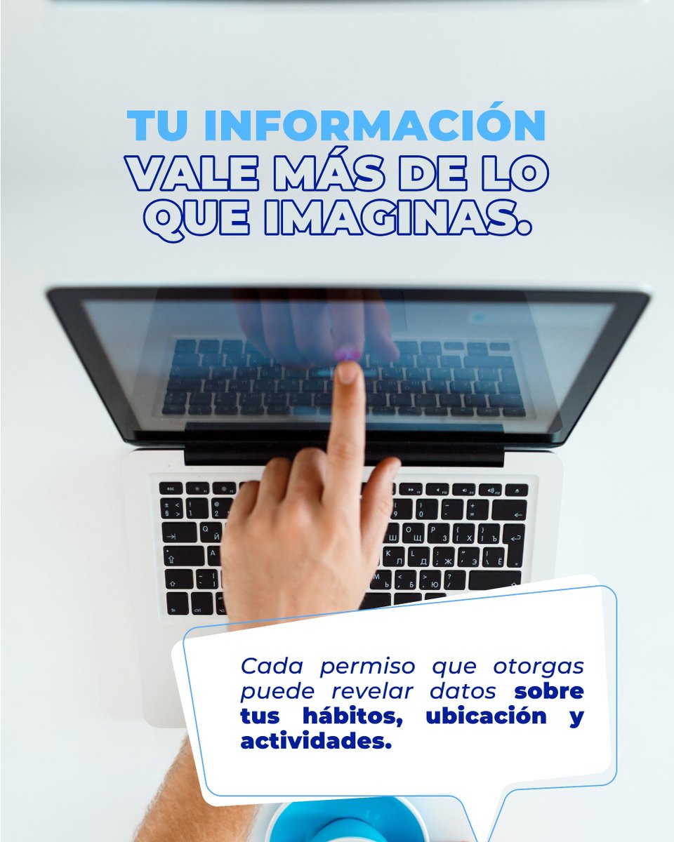 PDGAloag's tweet photo. 📷 Tus datos personales son valiosos y merecen protección.
📷Descargar aplicaciones desde fuentes confiables y revisar los permisos que solicitan puede ayudarte a reducir riesgos y mantener el control de tu información. https://t.co/68l5W0jCq8