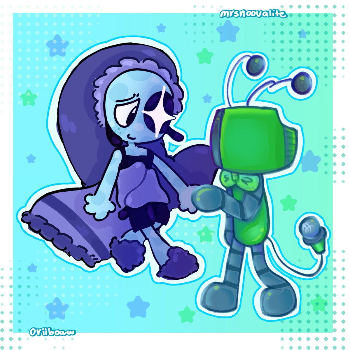 missnoovalite's tweet photo. moonvision collab with my oomfie, @oriiboww !!! ๐๐บ
#dandysworld #dwtwt #moonvision #vee #veeversionone #astro #astronovalite #art #fanart https://t.co/uEl3iAKqRu