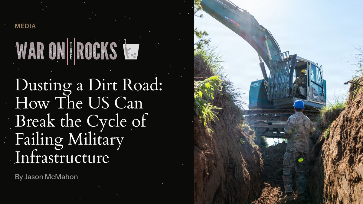 valinortech's tweet photo. The problem lives in plain sight: moldy barracks, flooding from aging plumbing systems, unreliable heating and cooling in workspaces.

Our military might rests on neglected infrastructure.

Jason McMahon's OpEd in @WarOnTheRocks explores a potential solution: https://t.co/yT4pZVYnhr