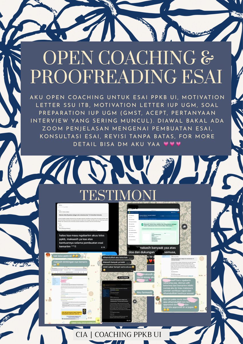 cia | open coaching ppkb ui tweet media