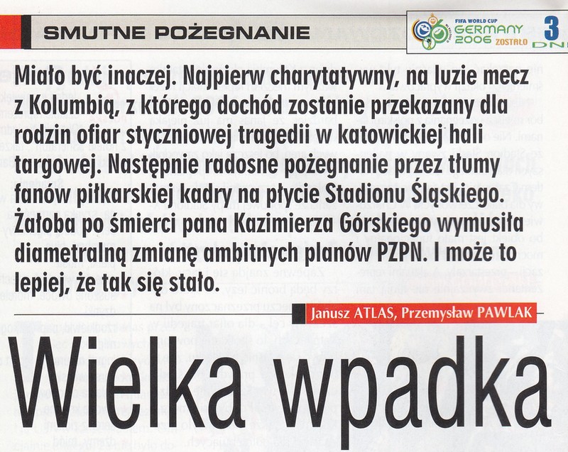 pn20lat's tweet photo. 🗓️ 30.06.2006, Chorzów, Stadion Śląski
🔹mecz towarzyski
Polska 🇵🇱 - 🇨🇴 Kolumbia 1:2 https://t.co/6uOdTo3V4n
