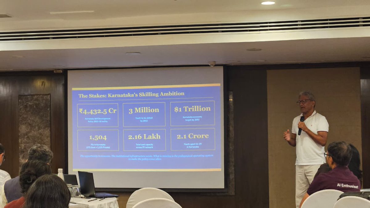 IamVeerabhadra's tweet photo. 🚀 Honoured to be part of the @CampustoCareerSummit organized by the Dept. of Higher Education @Govt_Karnataka 6th June at @AtriaBlu33728
🏁 The future of AI in India will be defined by how we use technology to solve real problems & improve lives across the country
#C2C #JanAI https://t.co/zECOGMTRHd