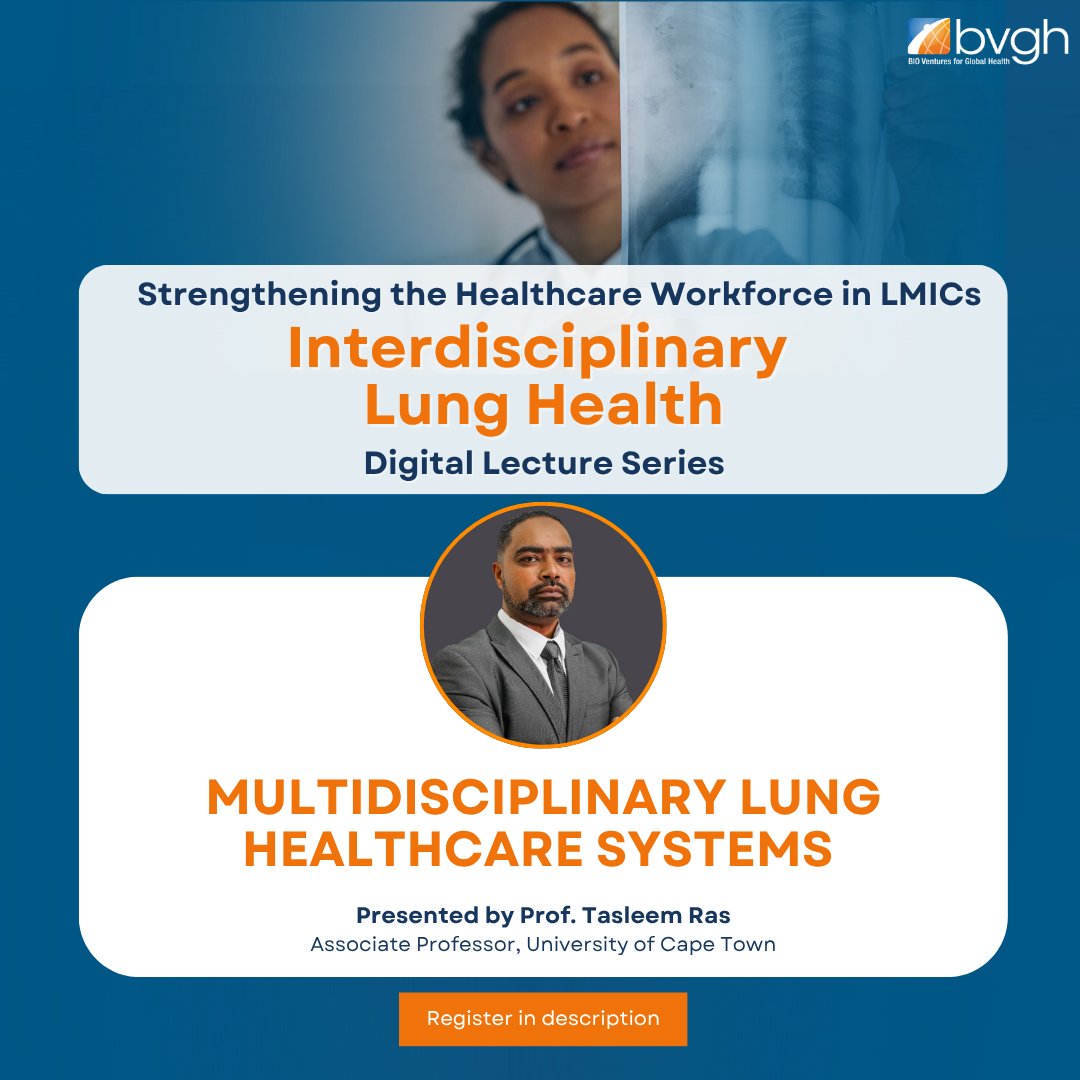 BIOVentures's tweet photo. Managing any disease is an effort that requires many disciplines. Tomorrow (June 11), Prof. Tasleem Ras (University of Cape Town) covers the collaboration of healthcare departments for lung health: https://t.co/ib0X6LK8wW https://t.co/YQyMUyivaa